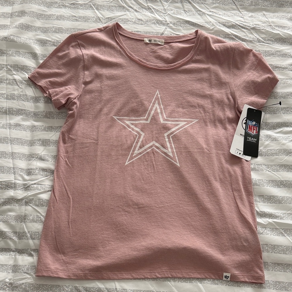Women's Pink Star Graphic T-Shirt